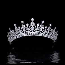 Alloy Crystal Crown Wedding Ball Party Bridal Crown
