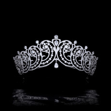 Alloy Crystal Crown Wedding Ball Party Bridal Crown