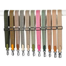 Suitable for bag shoulder strap replacement, checkered single shoulder crossbody, adjustable webbing bag strap accessories