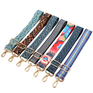 Colorful bag strap, shoulder strap, long shoulder strap, ethnic style fashion accessory strap, adjustable single shoulder crossbody strap