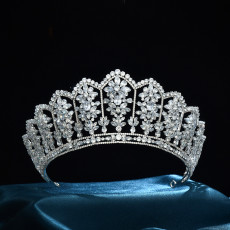 Alloy Crystal Crown Wedding Ball Party Bridal Crown