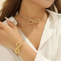 Stainless steel jewelry set, necklace, bracelet, ring