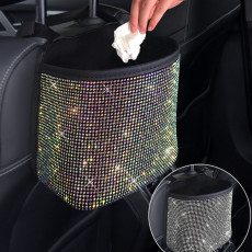 Crystal car storage bag, mesh bag, multifunctional storage universal