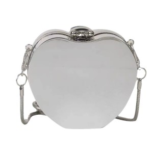 Mini acrylic small bag, fashionable diagonal cross makeup bag for girls