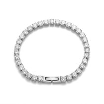 Stainless steel Zircon necklace bracelet, men's and women's tennis bracelet