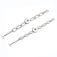 20mm snap button Stainless steel 316L bracelet, titanium steel OT buckle bracelet