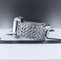 New woven stainless steel four row chain strap suitable for IWatch1-9 generation Apple Watch strap