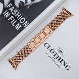 New woven stainless steel four row chain strap suitable for IWatch1-9 generation Apple Watch strap