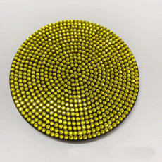 Car water cup pad with diamond inlay, car anti slip pad silicone rubber