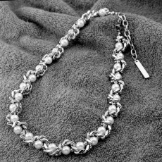 Original necklace pearl Cuban necklace choker wrapped collarbone chain