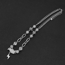 Necklace lightning cloud pendant hip-hop collarbone necklace