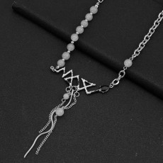 Necklace Round Beads Tassel Female Couple Necklace