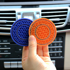 Double diamond coaster with diamond inlay, anti slip pad, insulation pad, new model