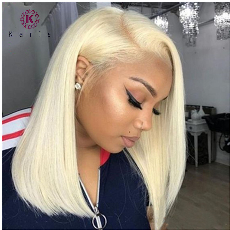 US$ 86.6 - 613 Short Bob Wigs 13x6 Lace Front Human Hair ...