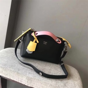 FENDI BAGBlack Pink most fashionable trend of urban women's leather