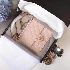high quality handbag 119408 lambskin flap bag