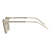 Clear Round TR90 Glasses with Clip On Sunglasses LC7809 - Stylish & Versatile