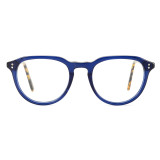Olet Round Prescription Glasses Blue Acetate Frame Medium Size 2142054