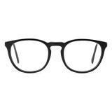 Olet Round Prescription Glasses Black Acetate Frame Medium Size 2212020
