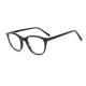 Olet Chic Round Prescription Glasses Black Acetate Frame Medium Size 2262020