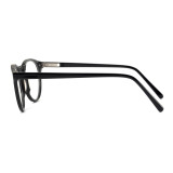 Olet Round Prescription Glasses Black Acetate Frame Medium Size 2232020