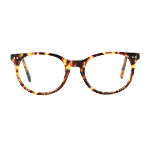 Olet Classic Round Prescription Glasses Tortoise Acetate Frame Small Size 2252099