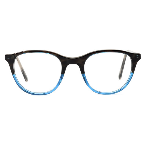 Olet Chic Round Prescription Glasses Multicolor Acetate Frame Medium Size 2262107