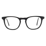 Olet Classic Round Prescription Glasses Black Acetate Frame Medium Size 2242020