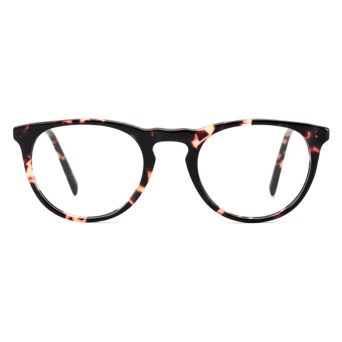 Olet Round Prescription Glasses Tortoise Acetate Frame Medium Size 2112058