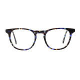 Olet Classic Round Prescription Glasses Multicolor Acetate Frame Medium Size 2242096