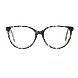 Olet Round Prescription Glasses Multicolor Acetate Frame Medium Size 2202081