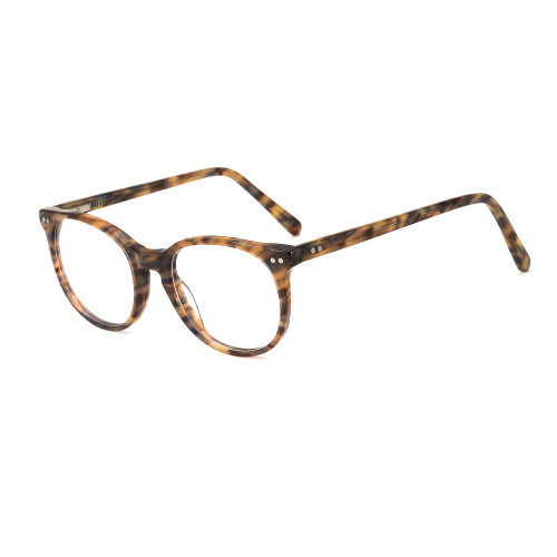 Olet Round Prescription Glasses Tortoise Shell Acetate Frame Small Size 2252100