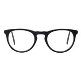 Olet Classic Round Prescription Glasses Black Acetate Frame Small Size 2112020