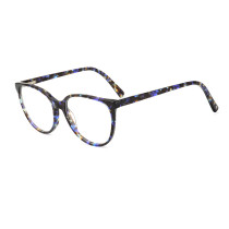 Olet Round Prescription Glasses Multicolor Acetate Frame Medium Size 2202081