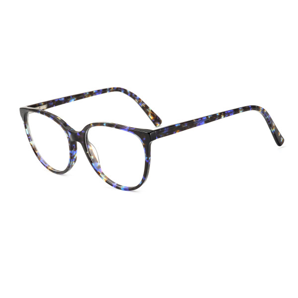 Olet Round Prescription Glasses Multicolor Acetate Frame Medium Size 2202081