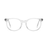 Olet Classic Round Prescription Glasses Clear Acetate Frame Small Size 2252101