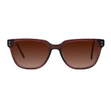 Olet Square Prescription Glasses Red Acetate Frame Medium Size 2162068