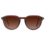 Olet Round Prescription Glasses Red Acetate Frame Medium Size 2142055