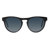 Olet Retro Round Prescription Glasses Black Acetate Frame Medium Size 2122020