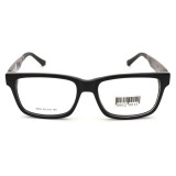 Olet Prescription Glasses Wooden Eyeglasses Black Square Frame Medium Size for Women Men 8002C1