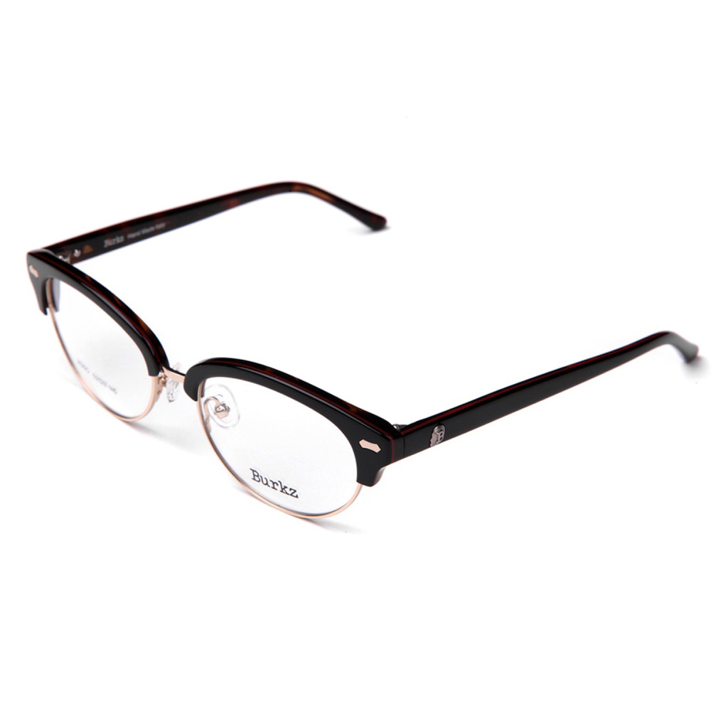 Olet Prescription Glasses Browline Eyeglasses Tortoise Round Frame