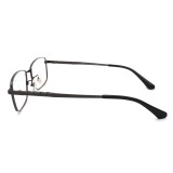 Olet Prescription Glasses Titanium Eyeglasses Gunmetal Square Frame Large Size for Men LP93135C3