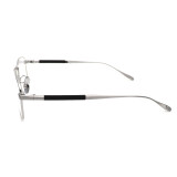 Olet Prescription Glasses Titanium Eyeglasses Silver Rectangle Frame Medium Size LP8020C2