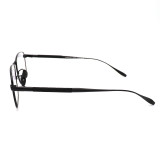 Olet Prescription Glasses Titanium Eyeglasses Black Square Frame Medium Size LP8019C4