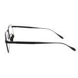 Olet Prescription Glasses Titanium Eyeglasses Black Rectangle Frame Medium Size LP8020C4