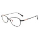 Olet Prescription Glasses Titanium Eyeglasses Black Oval Frame Medium Size for Women LP8009C1