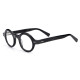 Olet Prescription Glasses Thick Acetate Eyeglasses Black Vintage Round Frame Small Size TA1114C1