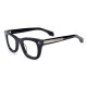 Olet Prescription Glasses Thick Acetate Eyeglasses Black Square Frame Medium Size TA1087C1