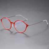 Acetate/Titanium Glasses 6558 - Wide Size