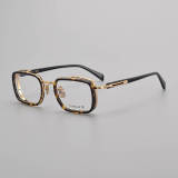 Acetate/Titanium Glasses 611T - Medium Size